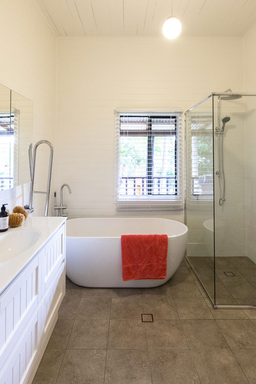 After image of a low cost farmhouse bathroom renovation by Northern Rivers Bathroom Renovations in Corndale NSW 2480