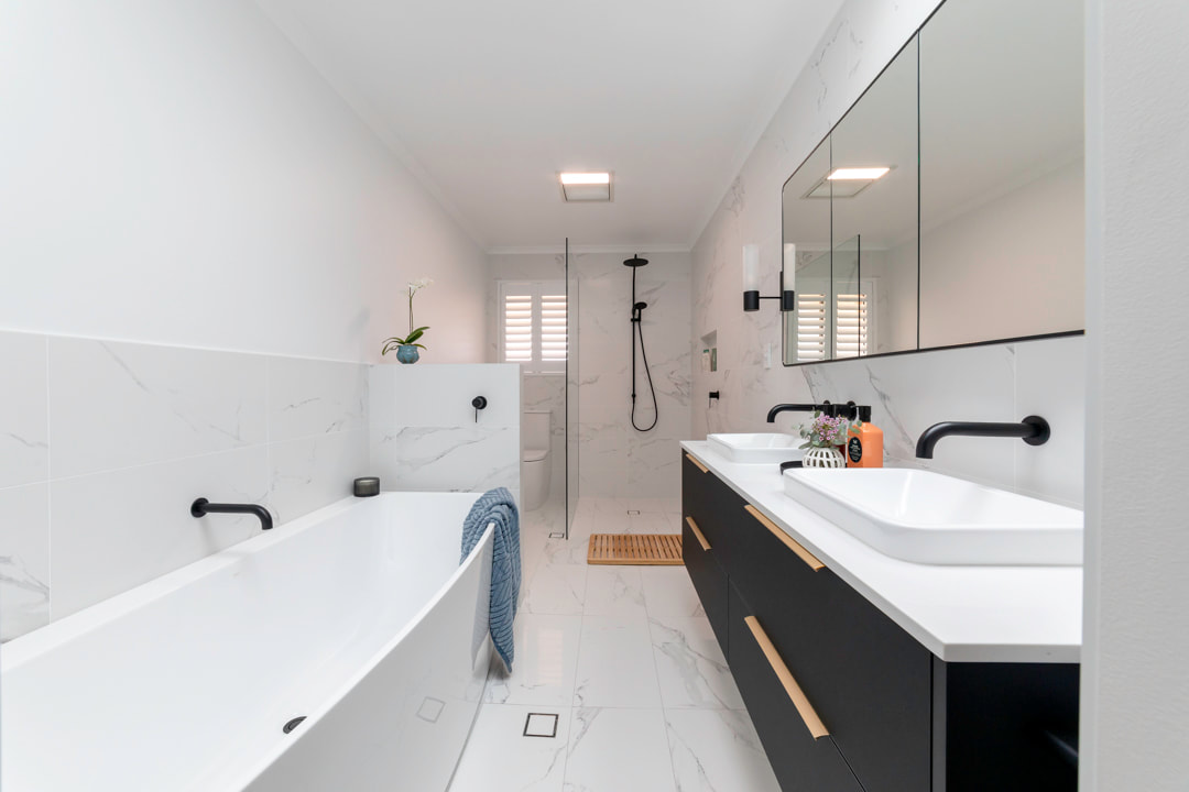 small bathroom renovation Alstonville NSW by Northern Rivers Bathroom Renovations. Bathroom renovation cost $25, 000